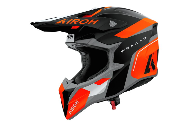 Prilba AIROH Wraaap Conquer oranžová matná