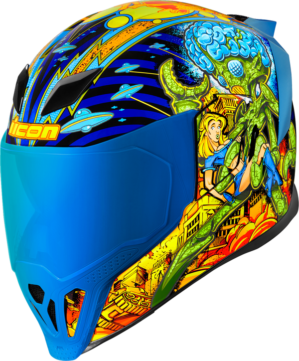 Prilba ICON Airflite Bugoid Blitz modrá Prilba ICON Airflite Bugoid Blitz modrá