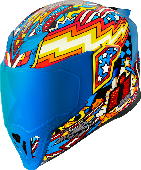 Prilba ICON Airflite Flyboy modrá Prilba ICON Airflite Flyboy modrá