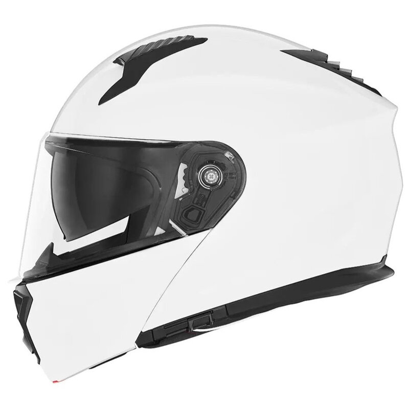 Vyklápacia prilba NOX N968 biela