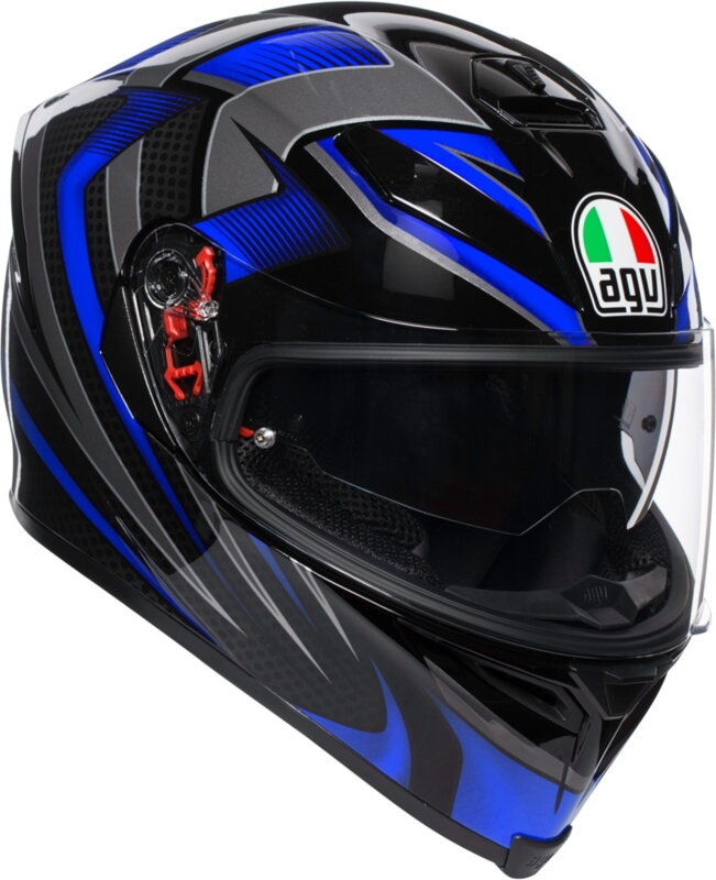 Prilba AGV K-5 S Hurricane 2.0 Pinlock čierno modrá