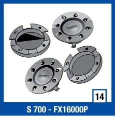 Kit tlačítka uvoľnenia plexi FX16000P