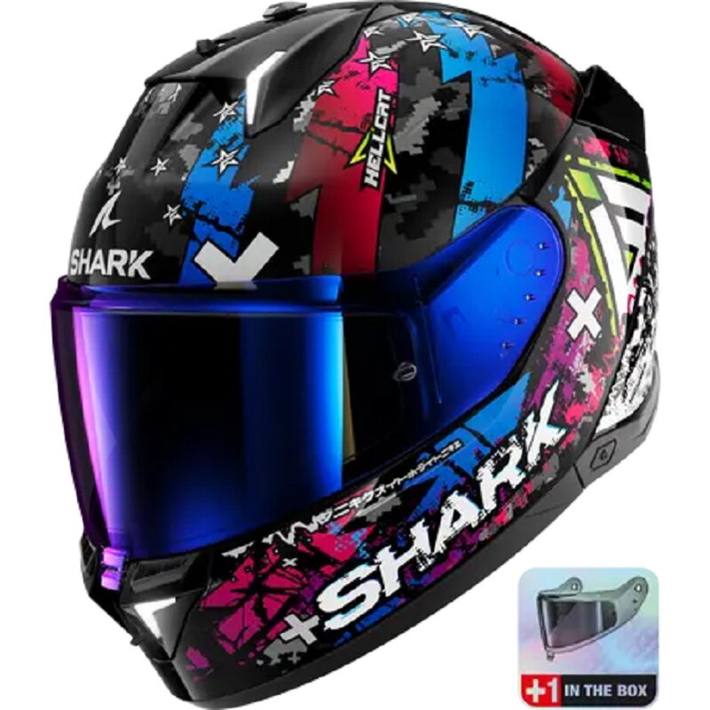 Prilba SHARK SKWAL I3 Hellcat čierno modrá lesklá KUB Prilba SHARK SKWAL I3 Hellcat čierno modrá lesklá KUB