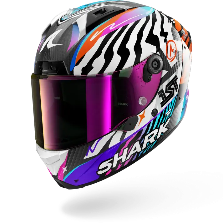 Prilba SHARK Aeron Speed-Fancy karbónovo bielo oranžová DWO