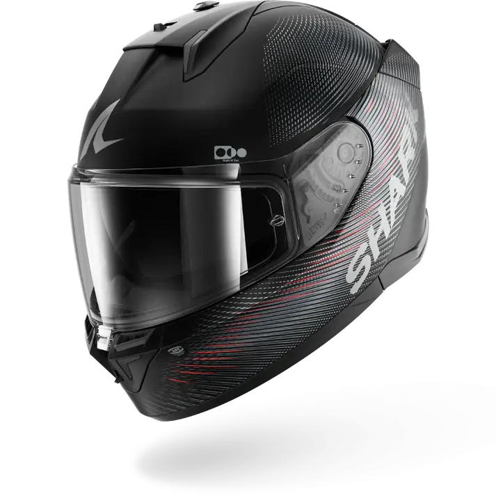 Prilba SHARK D-Skwal 3 SP čierno antracitovo červená KAR