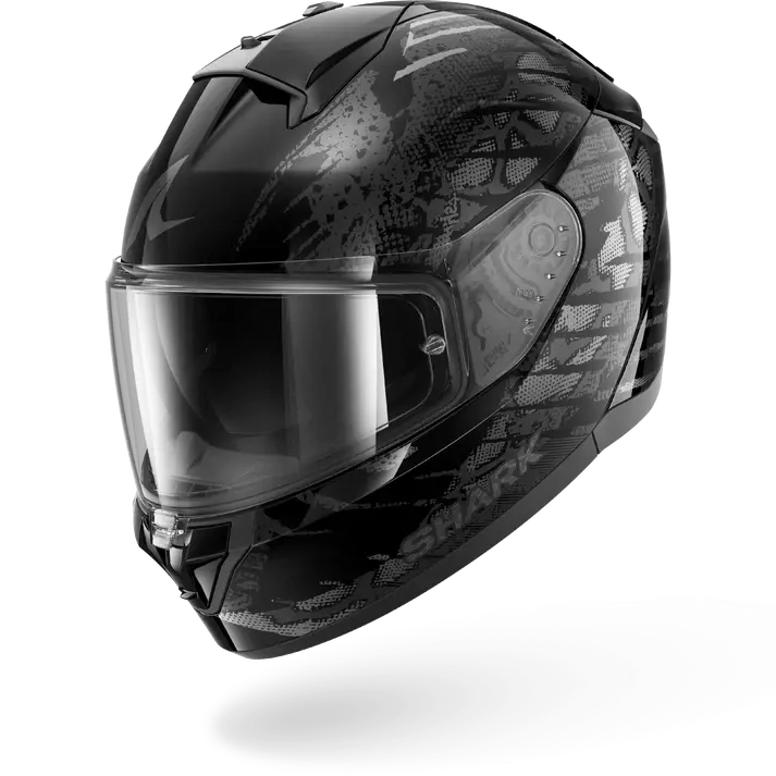 Prilba SHARK Ridill 2 Reptaia čierno antracitovo strieborná KAS