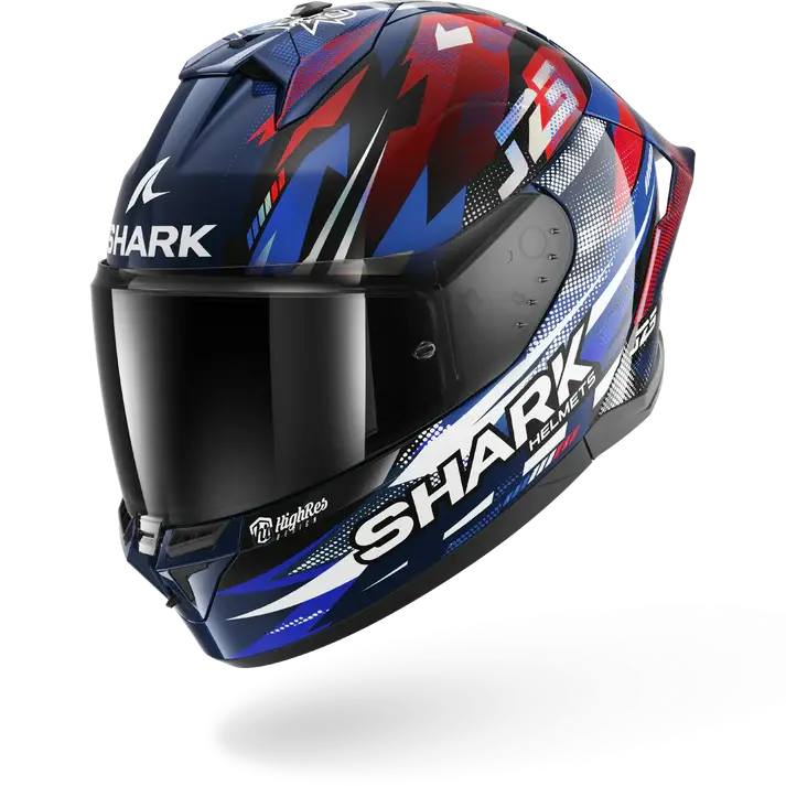 Prilba SHARK Skwal Cup Zarco GP France modro chrómovo červená BUR