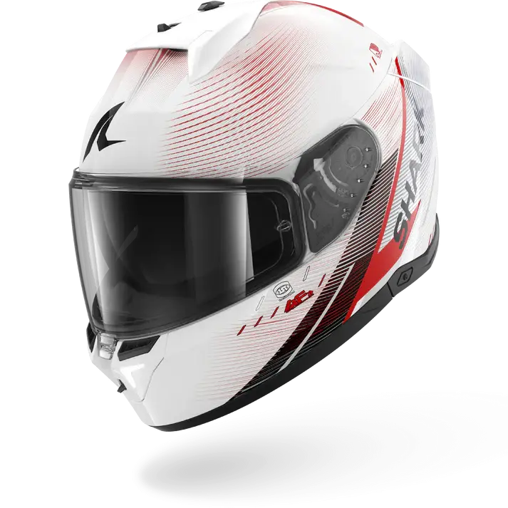 Prilba SHARK SKWAL I3 Speed-Tech bielo červeno čierna WRK