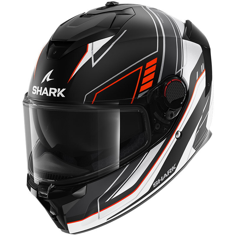Prilba SHARK SPARTAN GT PRO TORYAN čierno bielo oranžová matná KOS Prilba SHARK SPARTAN GT PRO TORYAN čierno bielo oranžová matná KOS