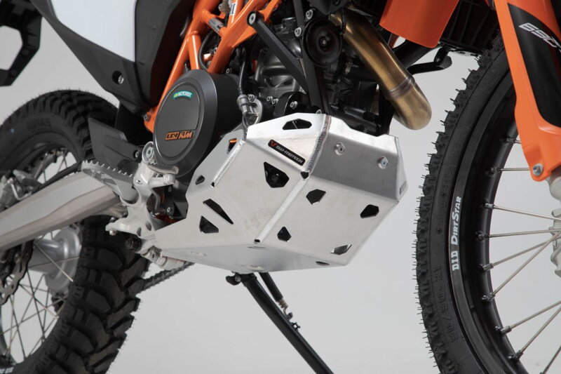 Kryt motora SW-MOTECH strieborný KTM 690 Enduro / R, 690 SMC R MSS.04.946.10000