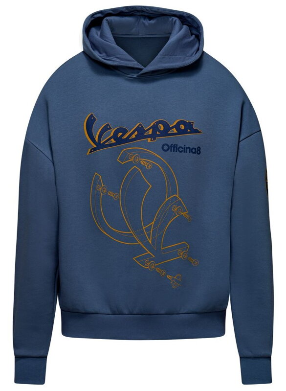 Mikina s kapucňou VESPA Officina 8
