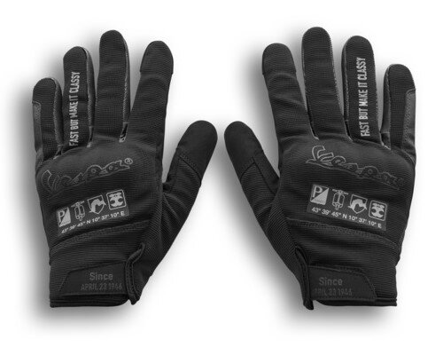 Rukavice VESPA DEC čierno biele