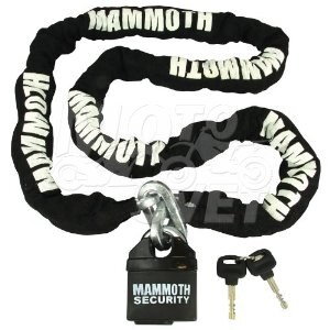 MAMMOTH zámok s reťazou 10mm 1,8 m MAMMOTH zámok s reťazou 10mm 1,8 m