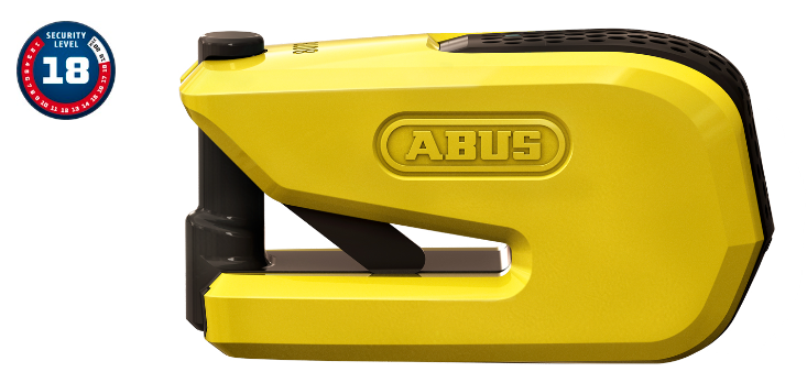 Zámok na kotúč ABUS Granit Detecto SmartX 8078 žltý