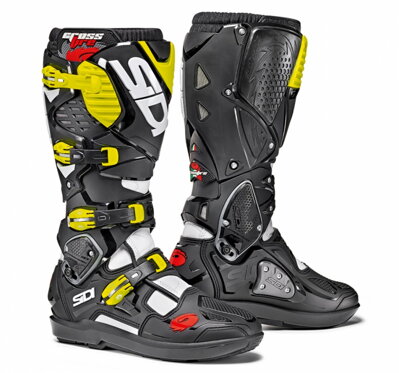 Čižmy SIDI CrossFire 3 SRS bielo čierno žlté fluo