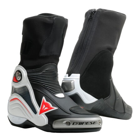 Čižmy DAINESE Axial D1 čierno bielo červené fluo