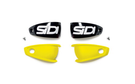 Náhradný diel SIDI Asymetric Heel Cup asymetrický kryt päty čierno žltý
