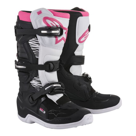 Čižmy ALPINESTARS TECH 3 Stella čierno bielo ružové