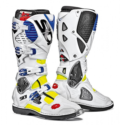 Čižmy SIDI Crossfire 3 žlto fluo bielo modré