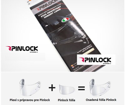 Pinlock fólia pre prilby AGV PISTA GP R a CORSA R