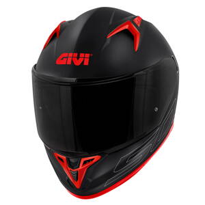 Prilba GIVI 50.9 Solid Color čierno červená
