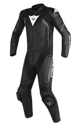 Kožená kombinéza DAINESE Avro D2 2-dielna čierno antracitová