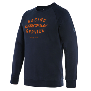 Mikina DAINESE Paddock Sweatshirt tmavomodro oranžová