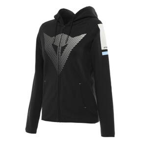 Dámska mikina DAINESE Fade na zips čierno sivo modrá