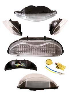 Zadné LED svetlá so smerovkami - HONDA CBR 600F 1999-2007