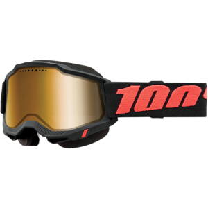 Okuliare 100 PERCENT Accuri 2 Snowmobile Borego zlaté zrkadlové sklíčko