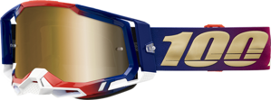 Okuliare 100 PERCENT Racecraft 2 United zlaté zrkadlové sklíčko