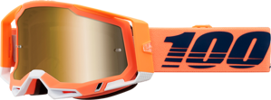 Okuliare 100 PERCENT Racecraft 2 Coral zlaté zrkadlové sklíčko