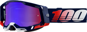 Okuliare 100 PERCENT Racecraft 2 Republic červeno modré zrkadlové sklíčko