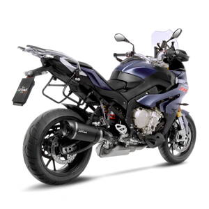 Výfuk so zvodmi LEO VINCE FACTORY S pre BMW S 1000 XR ABS Triple Black 14242S