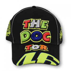 VR46 šiltovka čierna The Doctor