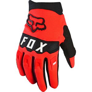 Rukavice FOX Dirtpaw červené fluo detské