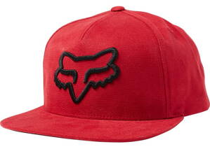 FOX Šiltovka Instill Snapback červeno čierna
