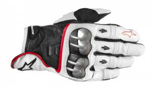 Rukavice ALPINESTARS OCTANE S-MOTO bielo čierno červené