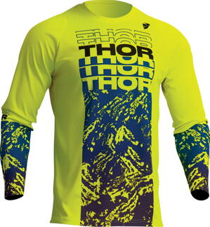 Dres THOR Sector Atlas žlto fluo modrý 