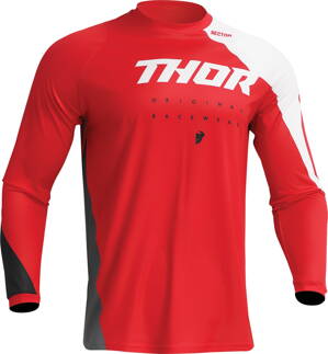 Dres THOR Sector Edge červeno biely 