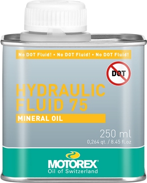 MOTOREX Hydraulic Fluid 75 minerálny olej pre hydraulické systémy spojky a brzdy 250 ml