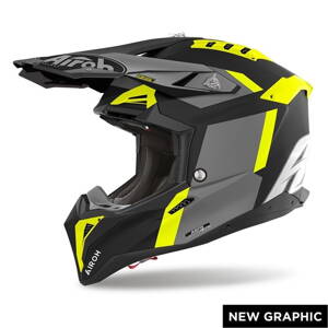 Prilba AIROH Aviator 3 Glory žltá matná