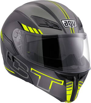 Prilba AGV COMPACT ST Seattle Pinlock čierno sivo žltá matná