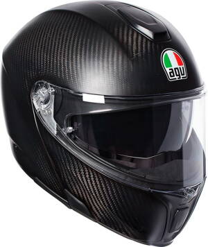 Prilba AGV SPORTMODULAR karbón čierna matná