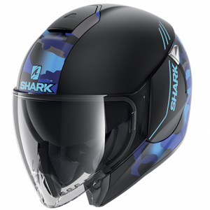 Prilba SHARK CITYCRUISER Genom čierno modrá matná KBB