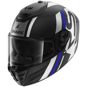 Prilba SHARK SPARTAN RS Carbon Shawn čierno sivo modrá matná DBS