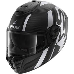 Prilba SHARK SPARTAN RS Carbon Shawn čierno sivo biela matná DKS