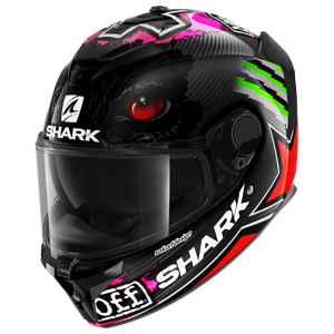 Prilba SHARK SPARTAN GT Carbon Replica Redding Signature červeno zelená DRG