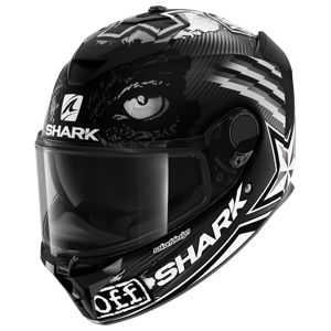Prilba SHARK SPARTAN GT Carbon Replica Redding Signature bielo antracitová matná DWA