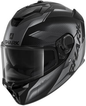Prilba SHARK SPARTAN GT Elgen čierno antracitová matná KAA